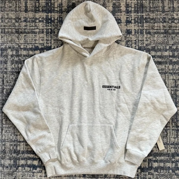 Fear of God Essentials Hoodie FW22 Color Light Oatmeal - Picture 1 of 6
